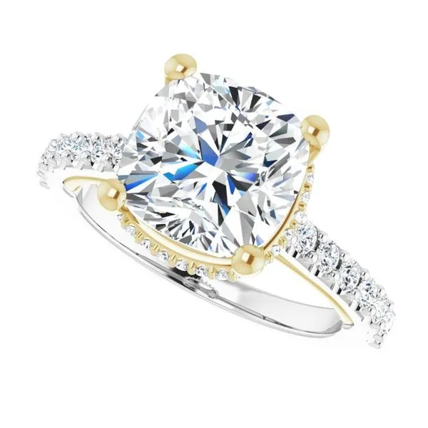 Hidden Halo-Style Engagement Ring Image 5 Clater Jewelers Louisville, KY