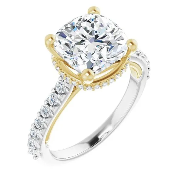 Hidden Halo-Style Engagement Ring Rox Atlanta Jewelers Decatur, GA