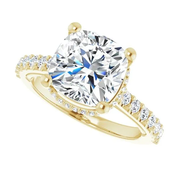 Hidden Halo-Style Engagement Ring Image 5 Austin's Fine Diamonds & Jewelry Lyndhurst, NJ