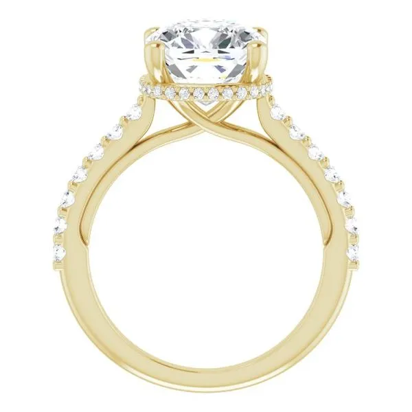 Hidden Halo-Style Engagement Ring Image 2 Arezzo Jewelers Elmwood Park, IL