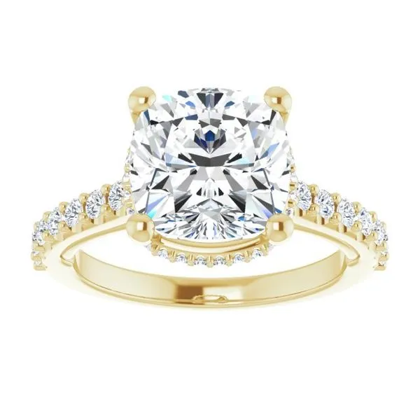 Hidden Halo-Style Engagement Ring Image 3 Austin's Fine Diamonds & Jewelry Lyndhurst, NJ