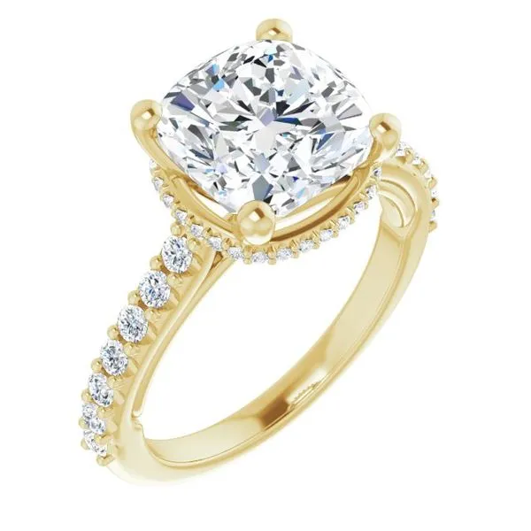 Hidden Halo-Style Engagement Ring Raleigh Diamond Fine Jewelry Raleigh, NC