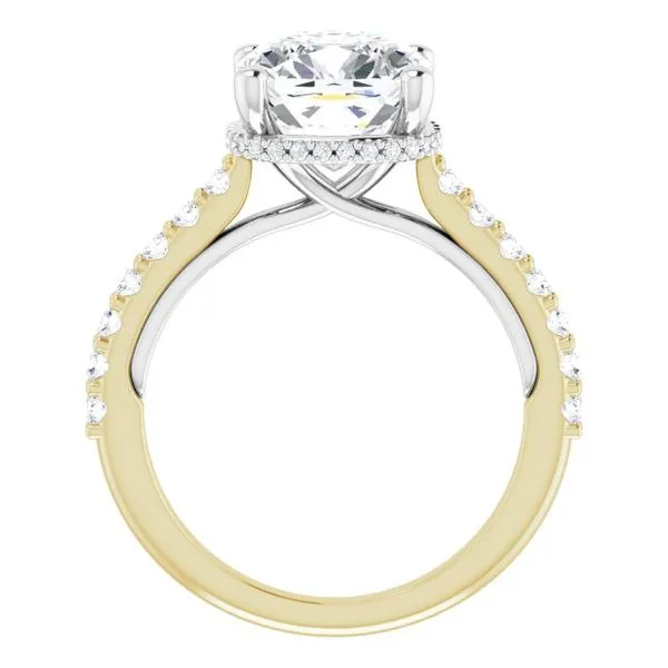 Hidden Halo-Style Engagement Ring Image 2 Paul James Jewelers Angels Camp, CA