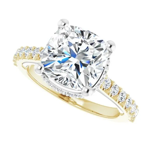 Hidden Halo-Style Engagement Ring Image 5 Paul James Jewelers Angels Camp, CA