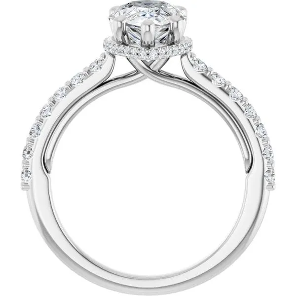 Hidden Halo-Style Engagement Ring Image 2 Rox Atlanta Jewelers Decatur, GA