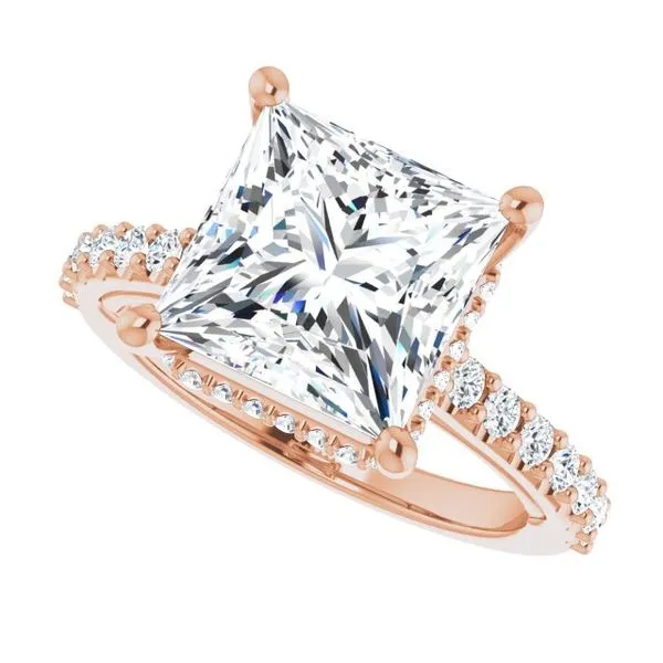 Hidden Halo-Style Engagement Ring Image 5 Berilian Jewelers Folsom, CA