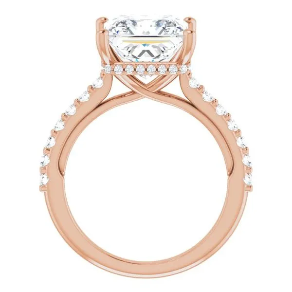 Hidden Halo-Style Engagement Ring Image 2 Paul James Jewelers Angels Camp, CA