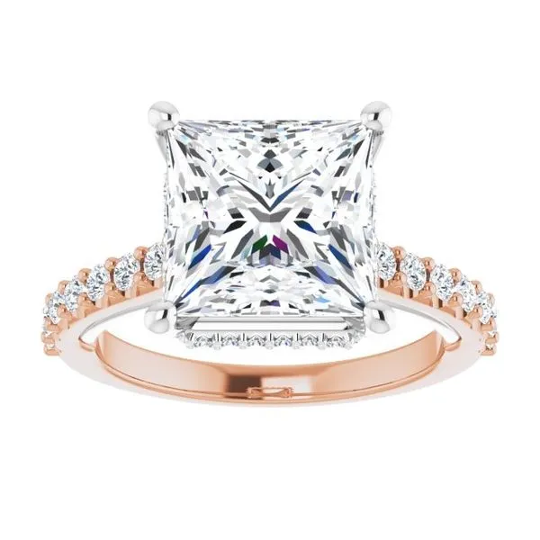 Hidden Halo-Style Engagement Ring Image 3 Arezzo Jewelers Elmwood Park, IL