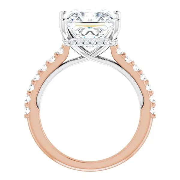 Hidden Halo-Style Engagement Ring Image 2 Austin's Fine Diamonds & Jewelry Lyndhurst, NJ