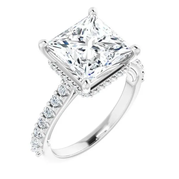 Hidden Halo-Style Engagement Ring Clater Jewelers Louisville, KY