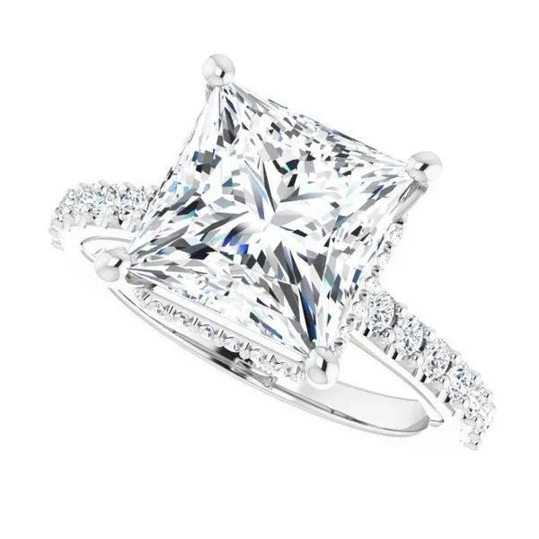 Hidden Halo-Style Engagement Ring Image 5 Clater Jewelers Louisville, KY