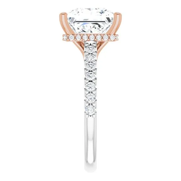 Hidden Halo-Style Engagement Ring Image 4 Arezzo Jewelers Elmwood Park, IL