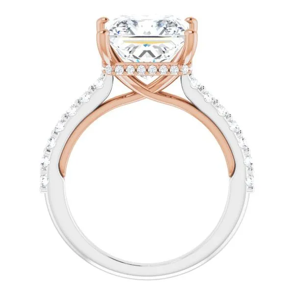 Hidden Halo-Style Engagement Ring Image 2 Rox Atlanta Jewelers Decatur, GA