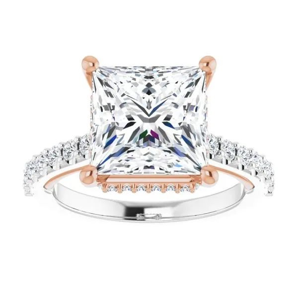 Hidden Halo-Style Engagement Ring Image 3 Rox Atlanta Jewelers Decatur, GA