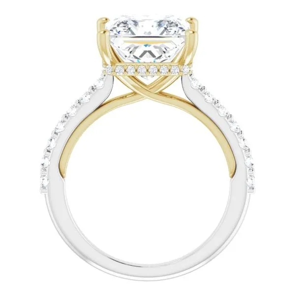 Hidden Halo-Style Engagement Ring Image 2 Paul James Jewelers Angels Camp, CA