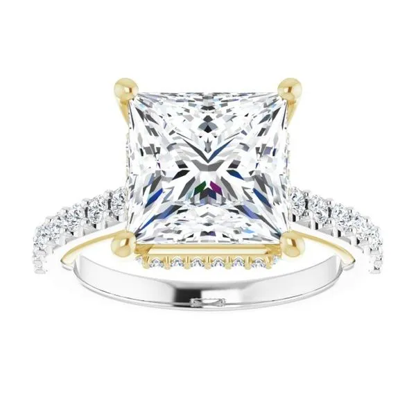 Hidden Halo-Style Engagement Ring Image 3 Austin's Fine Diamonds & Jewelry Lyndhurst, NJ