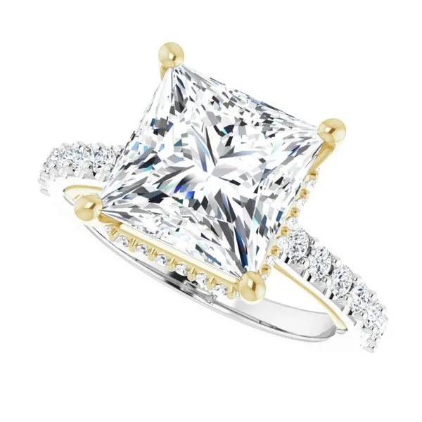 Hidden Halo-Style Engagement Ring Image 5 Rox Atlanta Jewelers Decatur, GA