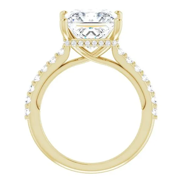 Hidden Halo-Style Engagement Ring Image 2 Clater Jewelers Louisville, KY