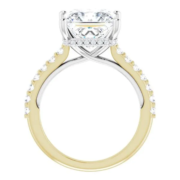 Hidden Halo-Style Engagement Ring Image 2 Arezzo Jewelers Elmwood Park, IL