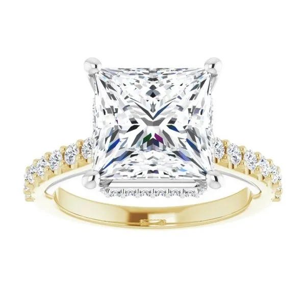 Hidden Halo-Style Engagement Ring Image 3 Arezzo Jewelers Elmwood Park, IL