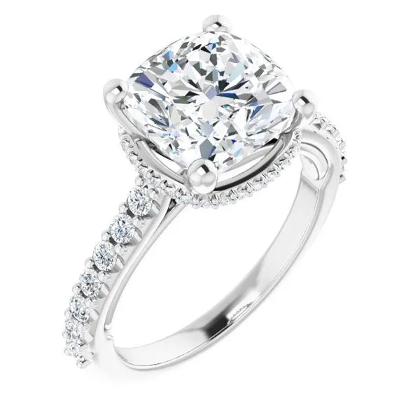 Hidden Halo-Style Engagement Ring Clater Jewelers Louisville, KY