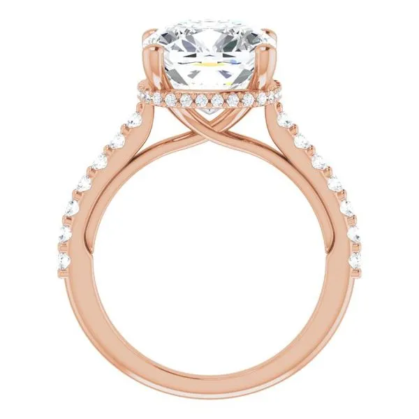 Hidden Halo-Style Engagement Ring Image 2 Austin's Fine Diamonds & Jewelry Lyndhurst, NJ