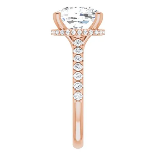 Hidden Halo-Style Engagement Ring Image 4 Golden Sails Jewelers, Inc. Saint Petersburg, FL