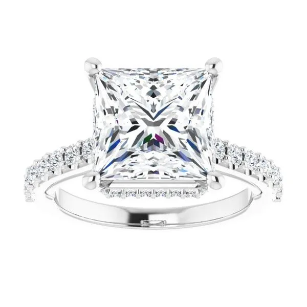 Hidden Halo-Style Engagement Ring Image 3 Arezzo Jewelers Elmwood Park, IL