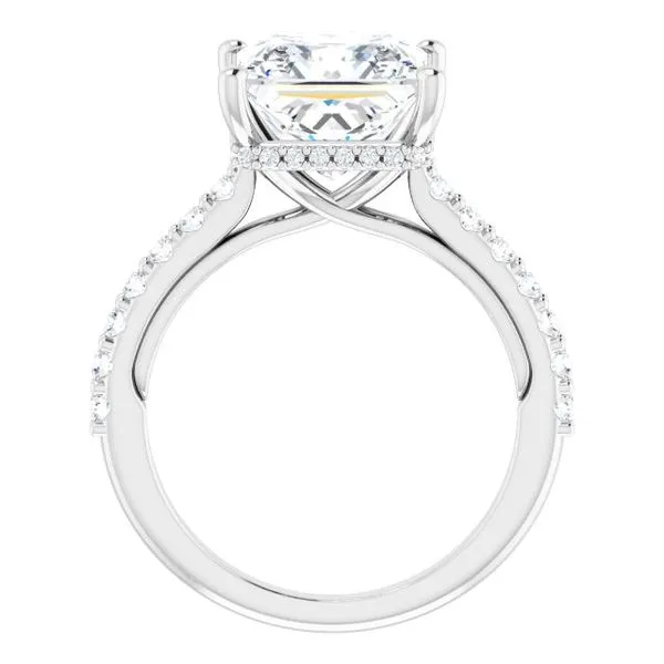Hidden Halo-Style Engagement Ring Image 2 JF Jones Jewelers Rochester, NY