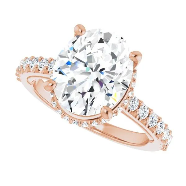 Hidden Halo-Style Engagement Ring Image 5 Arezzo Jewelers Elmwood Park, IL