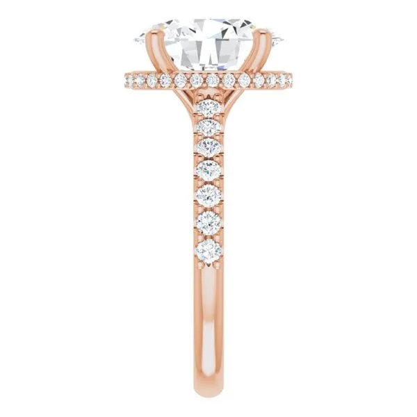 Hidden Halo-Style Engagement Ring Image 4 Clater Jewelers Louisville, KY