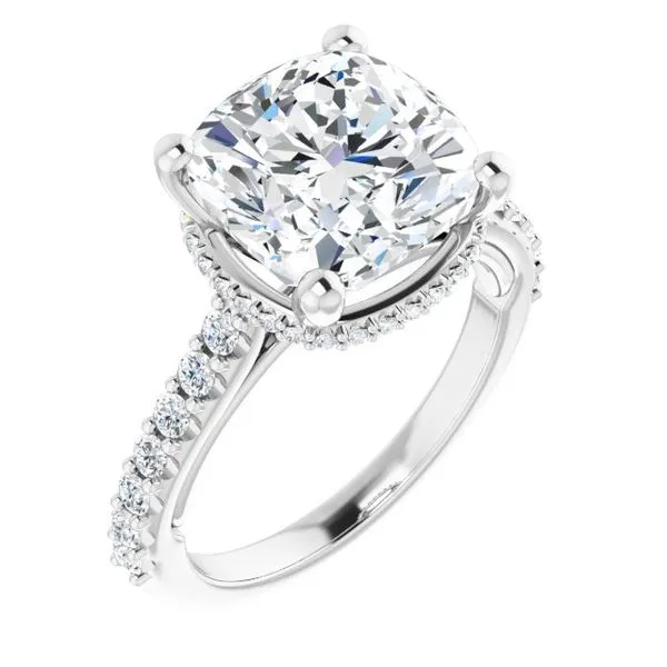 Hidden Halo-Style Engagement Ring Arezzo Jewelers Elmwood Park, IL