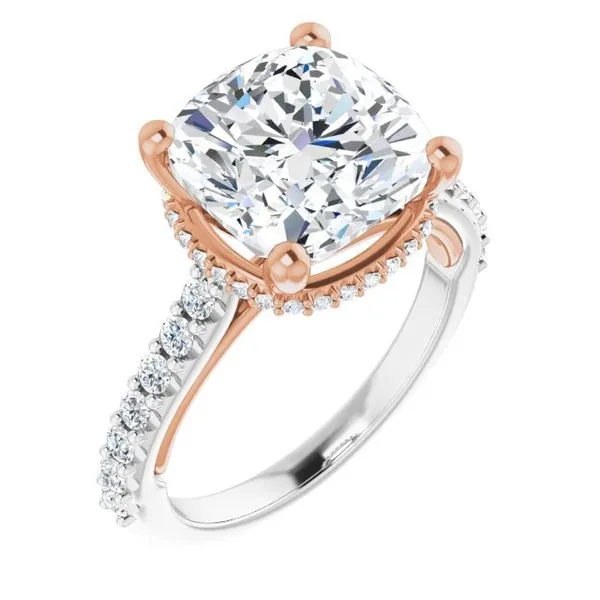 Hidden Halo-Style Engagement Ring Raleigh Diamond Fine Jewelry Raleigh, NC