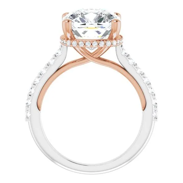 Hidden Halo-Style Engagement Ring Image 2 Clater Jewelers Louisville, KY