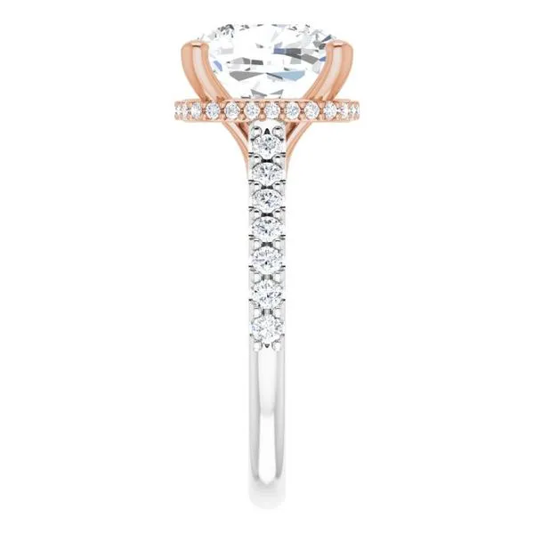 Hidden Halo-Style Engagement Ring Image 4 Arezzo Jewelers Elmwood Park, IL