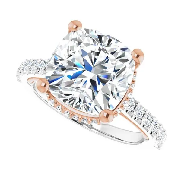 Hidden Halo-Style Engagement Ring Image 5 Arezzo Jewelers Elmwood Park, IL