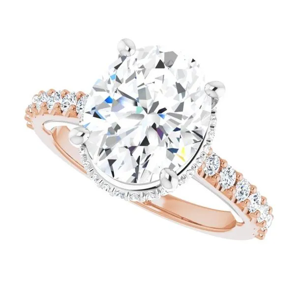 Hidden Halo-Style Engagement Ring Image 5 House of Silva Wooster, OH