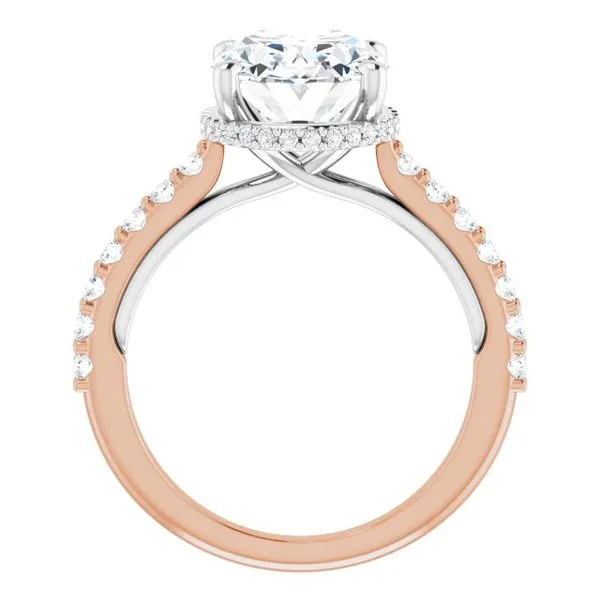 Hidden Halo-Style Engagement Ring Image 2 House of Silva Wooster, OH