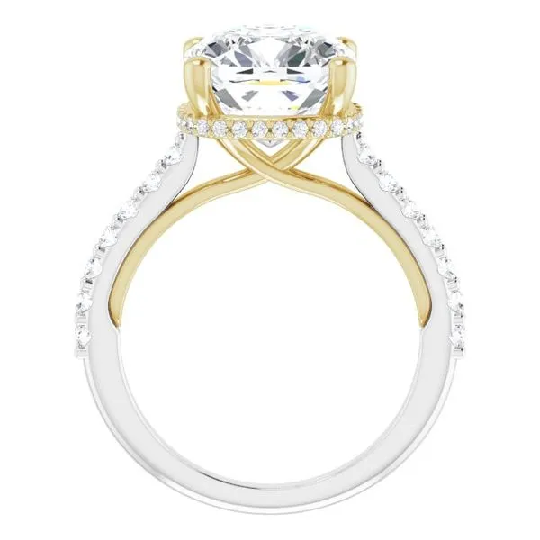 Hidden Halo-Style Engagement Ring Image 2 Rox Atlanta Jewelers Decatur, GA