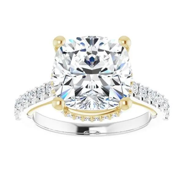 Hidden Halo-Style Engagement Ring Image 3 Rox Atlanta Jewelers Decatur, GA