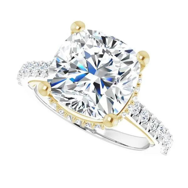 Hidden Halo-Style Engagement Ring Image 5 Clater Jewelers Louisville, KY