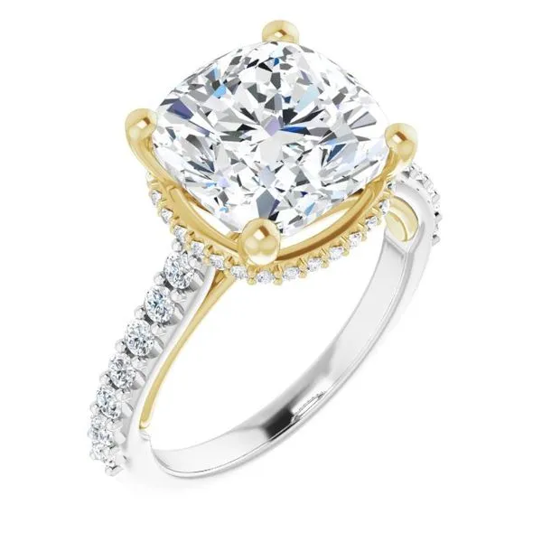 Hidden Halo-Style Engagement Ring Clater Jewelers Louisville, KY