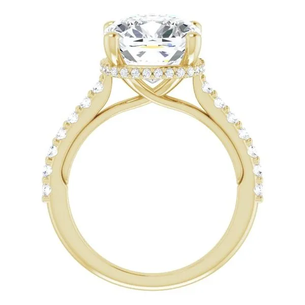 Hidden Halo-Style Engagement Ring Image 2 Rox Atlanta Jewelers Decatur, GA