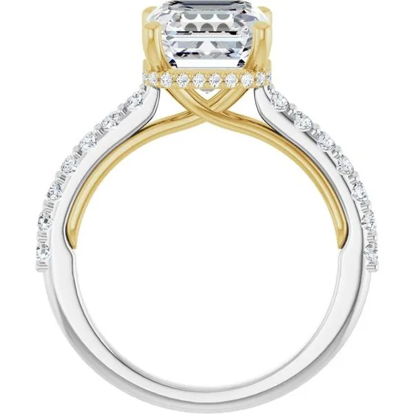 Hidden Halo-Style Engagement Ring Image 2 Clater Jewelers Louisville, KY