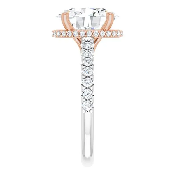 Hidden Halo-Style Engagement Ring Image 4 Clater Jewelers Louisville, KY
