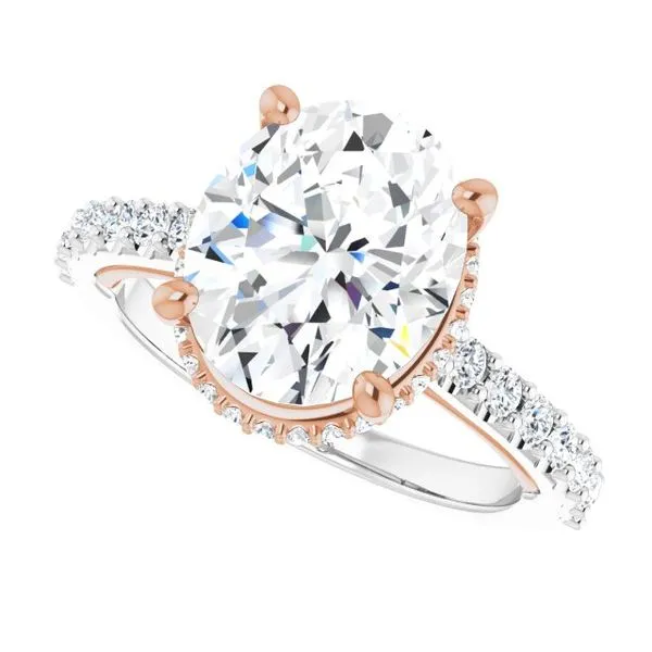 Hidden Halo-Style Engagement Ring Image 5 Witt's Jewelry Wayne, NE