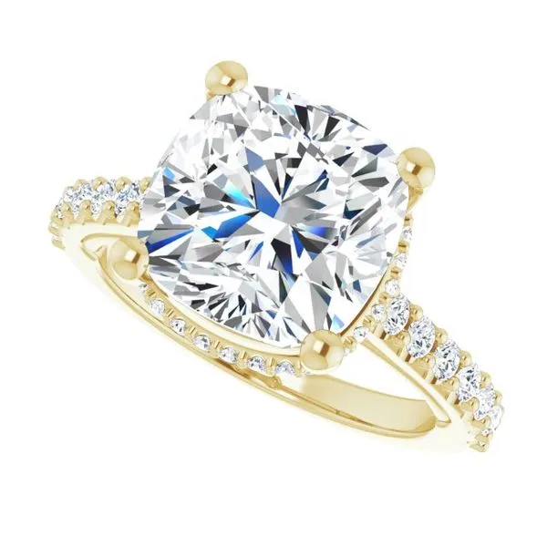 Hidden Halo-Style Engagement Ring Image 5 Dripping Diamonds Dripping Springs, TX