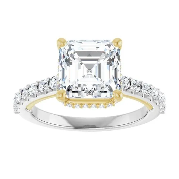 Hidden Halo-Style Engagement Ring Image 3 Austin's Fine Diamonds & Jewelry Lyndhurst, NJ