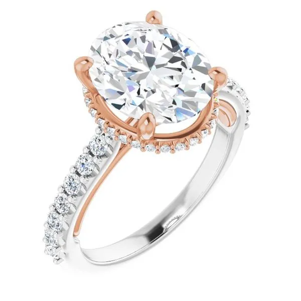 Hidden Halo-Style Engagement Ring Golden Sails Jewelers, Inc. Saint Petersburg, FL