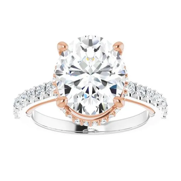 Hidden Halo-Style Engagement Ring Image 3 Golden Sails Jewelers, Inc. Saint Petersburg, FL
